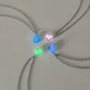 Collar Corazón Arcoíris